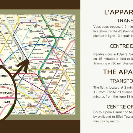 3 Cozy Near Galeries Lafayette-12pers Apartmán *