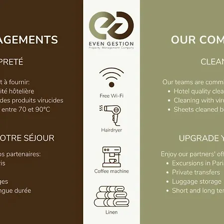 شقة 3 Cozy Near Galeries Lafayette-12pers *